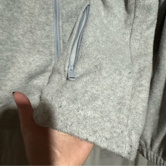 Columbia Fleece Full Zip Light Gray Jacket Size XL - Picture 4 of 10